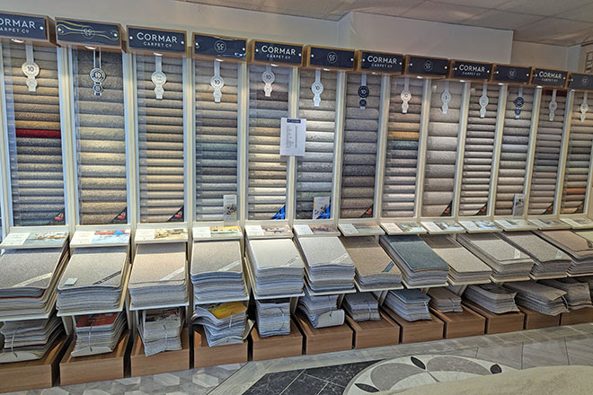 View a wide range of Cormar Carpet samples at our showroom